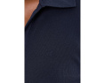 Jersey Elbow-Sleeve Collared Top