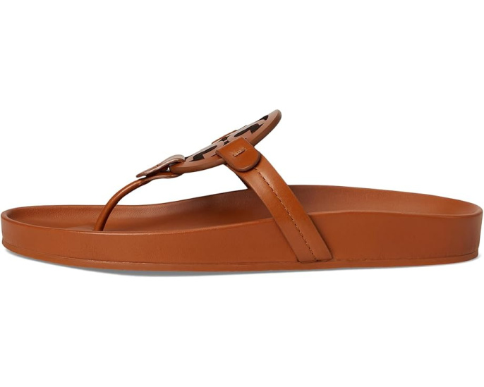 Сандалии Tory Burch Miller Cloud с перемычкой между пальцами и логотипом Double T