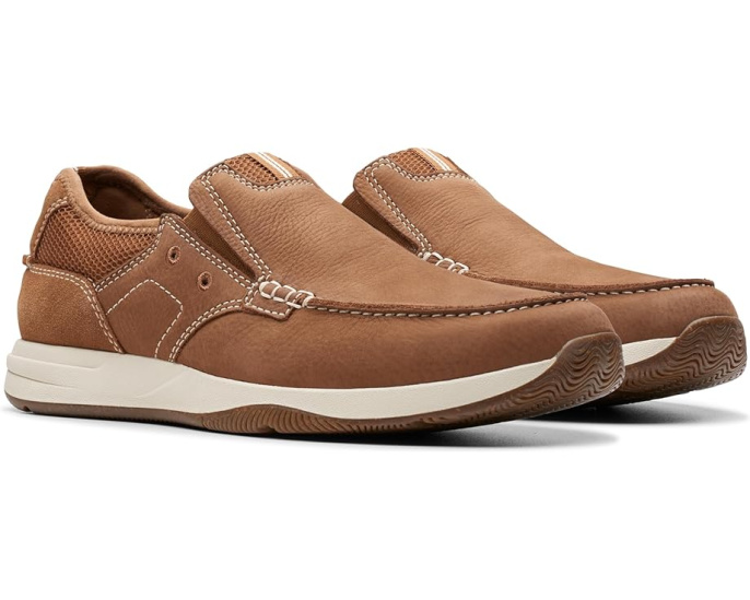 Clarks Sailview Step ботинки из нубука с противоскользящей подошвой
