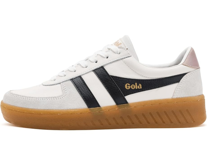 Кроссовки Gola Grandslam Elite с кожаным верхом и круглым носком