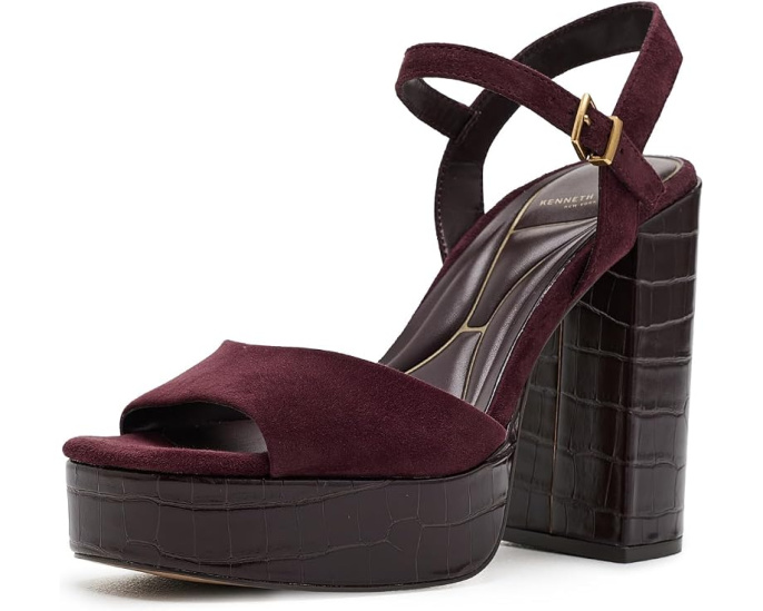 Босоножки Parton от Kenneth Cole New York на платформе и блок-каблуке