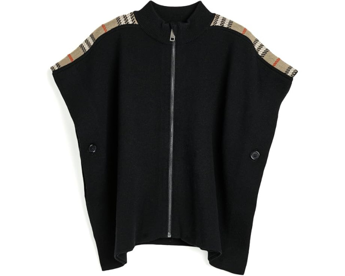 Пальто Burberry Kids Izza Check для детей с клетчатым узором
