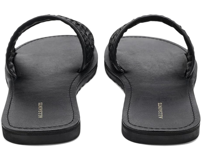 Сандалии Hoxton Slider AllSaints с джутовым верхом