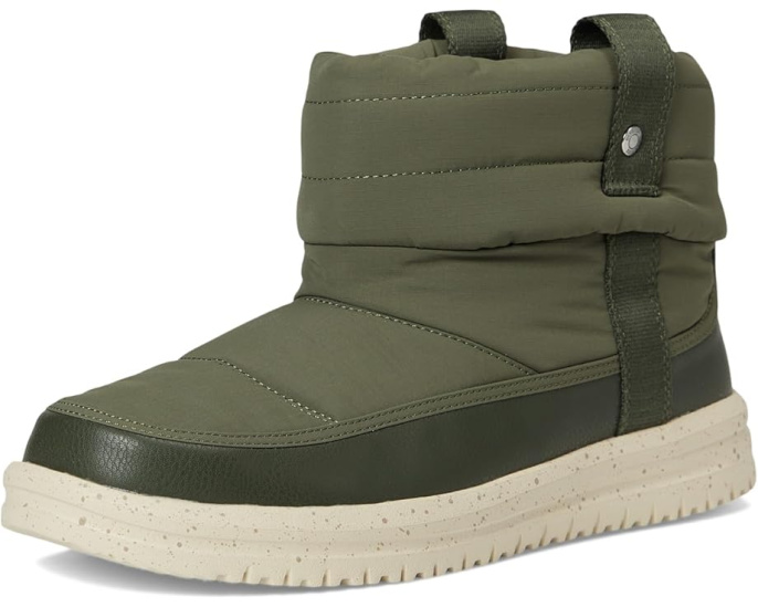 Ботинки Hey Dude Camden Cuff Nylon Quilt с искусственным мехом внутри