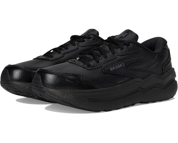 Кроссовки Brooks Ghost Max Leather с технологией DNA Loft v3 и верхом из кожи