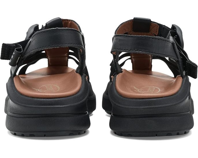 Сандалии Chaco Cushform Fisherman на платформе с кожаным верхом