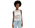 Топ AG Jeans Emilee Shell с лазерной перфорацией цвета First Bloom
