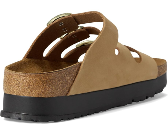 Сандалии Florida Platform от Birkenstock из нубука на платформе