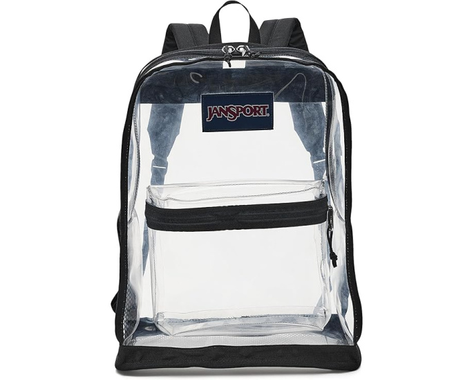 Прозрачный рюкзак JanSport Clear Pack с водонепроницаемым дном