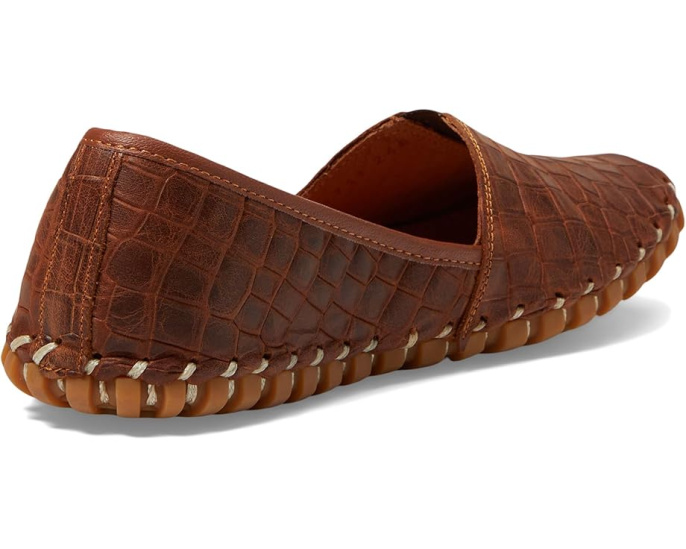 Мокасины Spring Step Kathaleta Croco с круглым носком и поддержкой свода