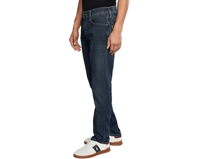 Paige джинсы Federal Transcend Slim Straight в темном оттенке Thorin