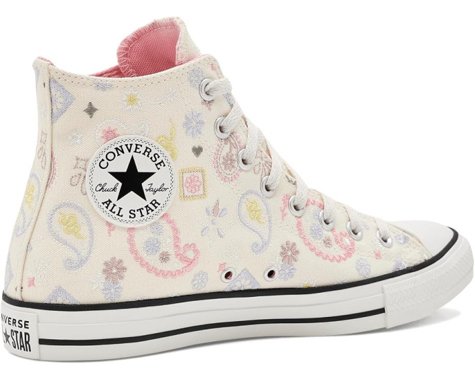 Кеды Chuck Taylor All Star Paisley Pop высокие Converse с принтом пейсли