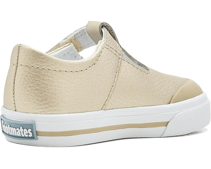 Детские туфли FootMates Drew-Leather T-bar с поддержкой свода стопы