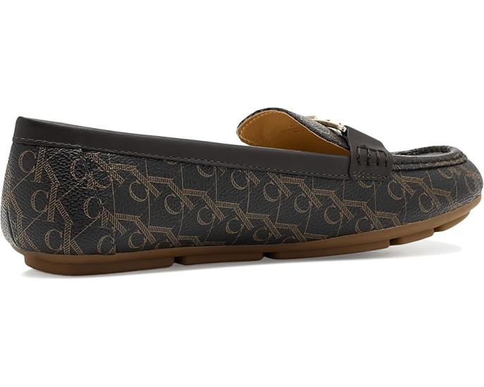 Мокасины Lileta с монограммой CK и дизайном moc toe от Calvin Klein