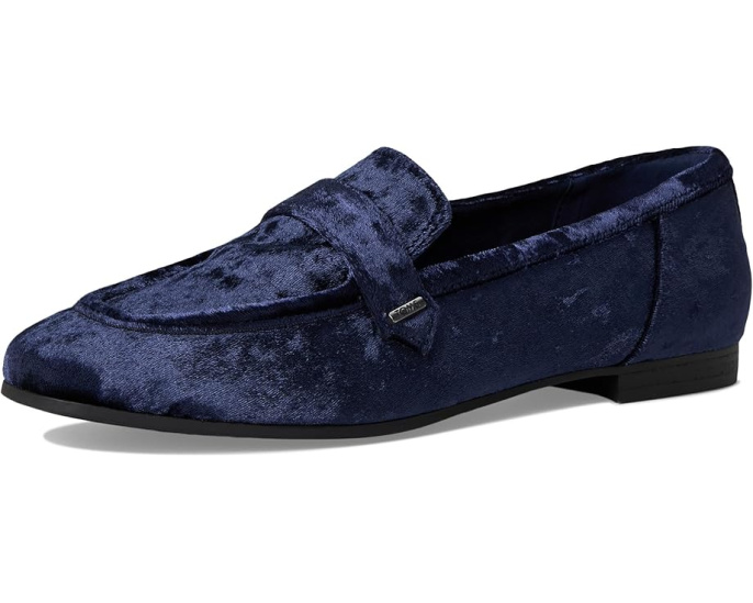 Лоферы TOMS Lynette из кожи с квадратным носком и ремешком