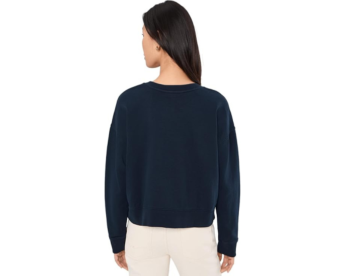 Кроп-свитшот Eileen Fisher из окрашенного в готовом виде велюра
