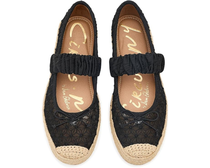 Балетки Mary Jane Lillie Mesh от Circus NY by Sam Edelman с сетчатым верхом и рюшами