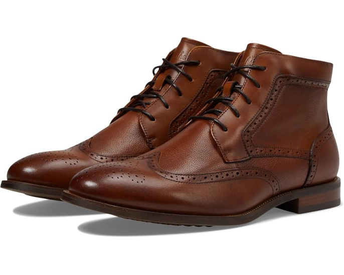 Ботинки Rucci Wingtip Lace с многослойным каблуком Florsheim