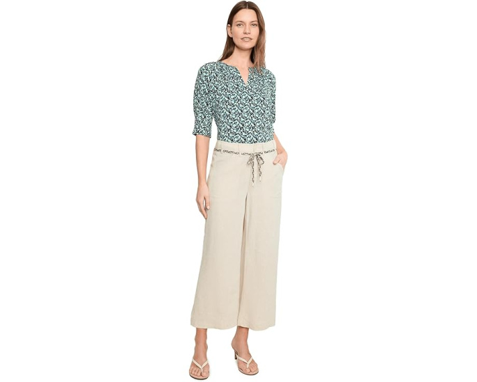 Брюки Eliot Wide Leg Rumba Linen с поясом NIC+ZOE