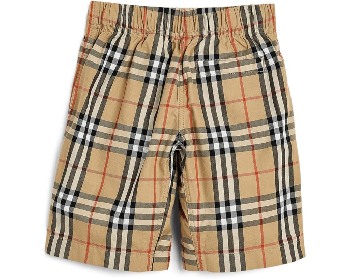Шорты мальчиковые Burberry Trent с клеткой Sand IP