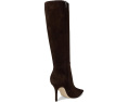 Ботильоны Nine West Gerty из замши темно-коричневого цвета на каблуке