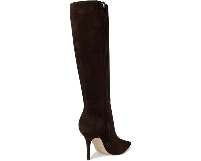 Ботильоны Nine West Gerty из замши темно-коричневого цвета на каблуке