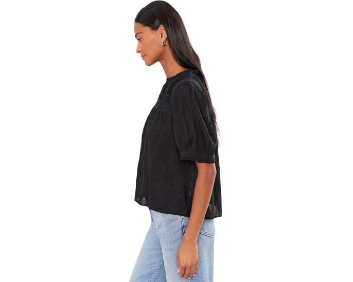 Топ с вышивкой и складками от Madewell