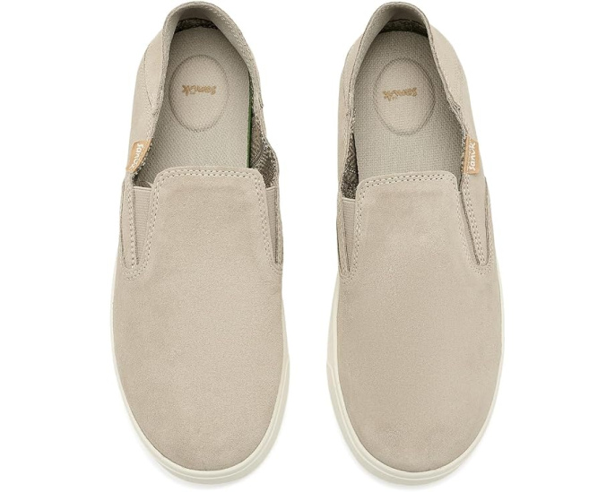 Кеды Sanuk Tydal Slip-On Leather замшевые