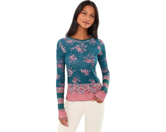 Вязаный топ Easy Does It Printed от Free People с принтом