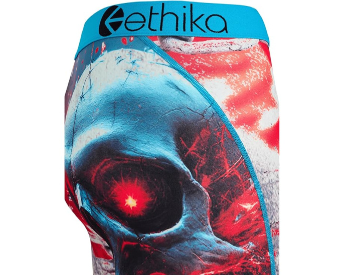 Бренд Ethika мужские трусы Snake Out с принтом