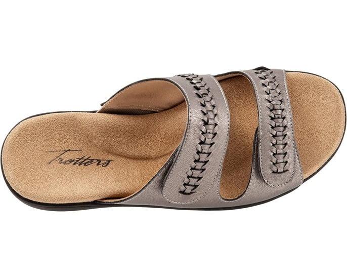 Сандалии Trotters Ruthie Woven на танкетке с регулируемой липучкой