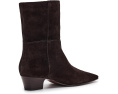 Ботильоны Madewell Lia из замши с бахромой на массивном каблуке