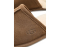 Тапочки UGG Scuff с овчинной подкладкой и гладкой кожей