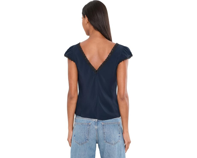 Топ Layton с V-образным вырезом из вискозы Madewell