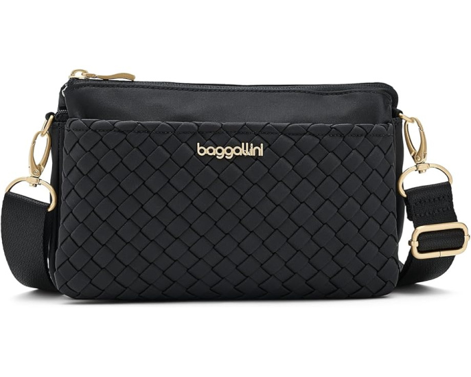 Сумка через плечо Baggallini Perry Woven из плетеного твила
