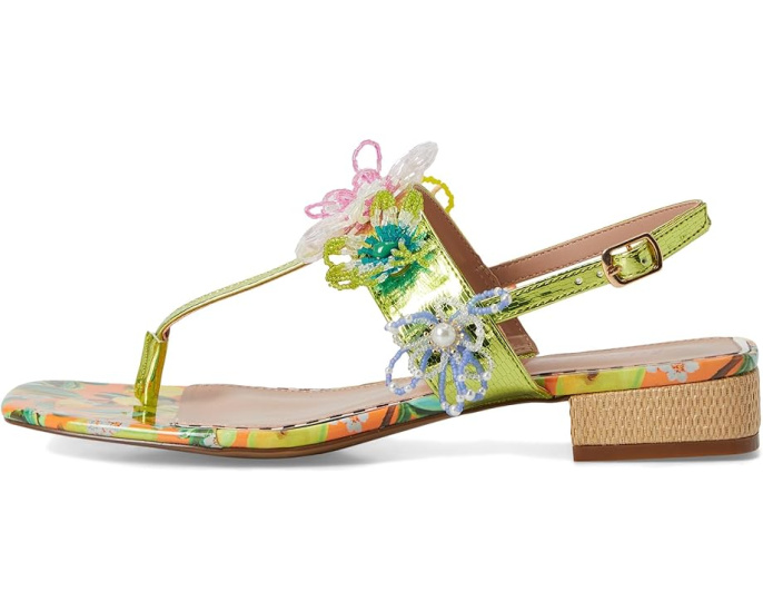 Сандалии Blue by Betsey Johnson Jaydda на каблуке с цветочным декором