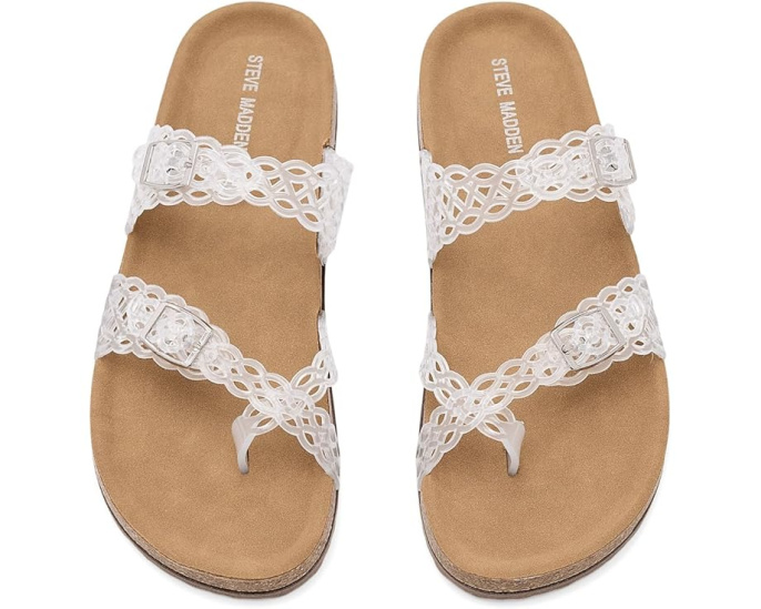 Сандалии Beach с блестящими ремешками от Steve Madden
