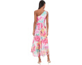 Платье принтованное с асимметричным подолом Adrianna Papell Printed High-Low