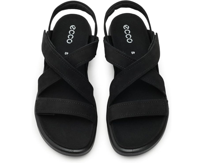 Сандалии ECCO Soft Cross Strap с перекрестными ремешками и задней фиксацией