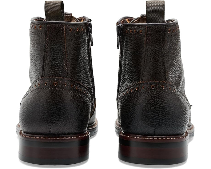 Johnston & Murphy ботинки XC+ Durham Wingtip из кожи и замши