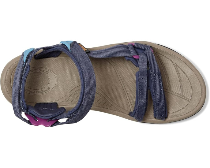 Сандалии Teva Terra Fi Lite с ремешками и подошвой Spider Rubber
