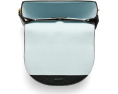 Сумка через плечо ECCO Saddle Bag из черной тесненой кожи