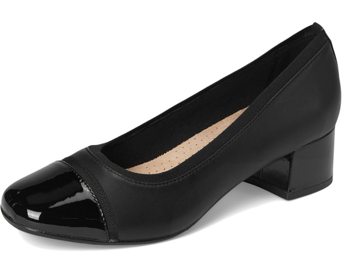 Туфли Clarks Marilyn Day с мыском-патент и устойчивым каблуком