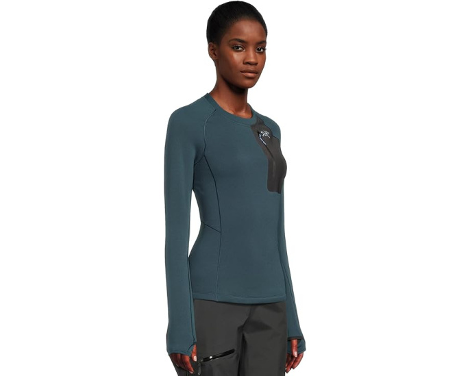 Термобелье Arc'teryx Kyanite Baselayer с круглой горловиной и карманом