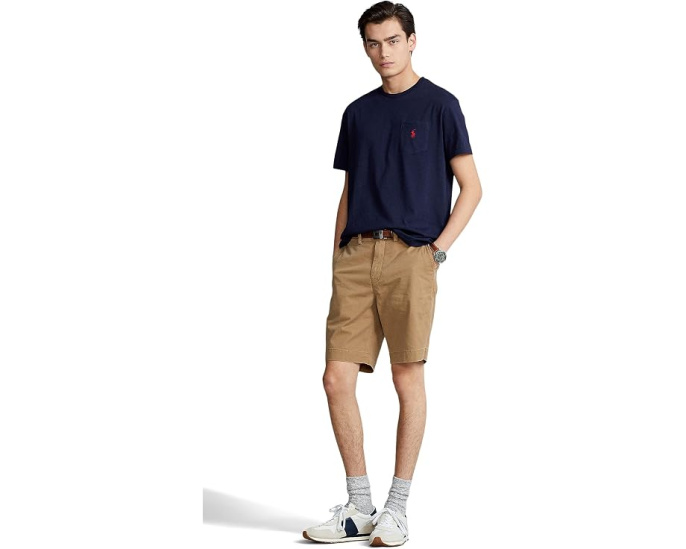 Классические шорты Polo Ralph Lauren из стрейч-твила с эластаном