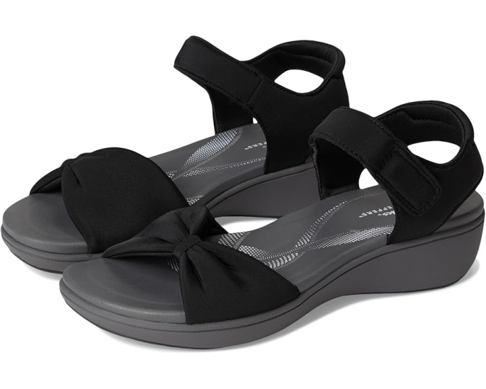Сандалии Clarks Breeze Rae Sara из мягкого нубука на платформе