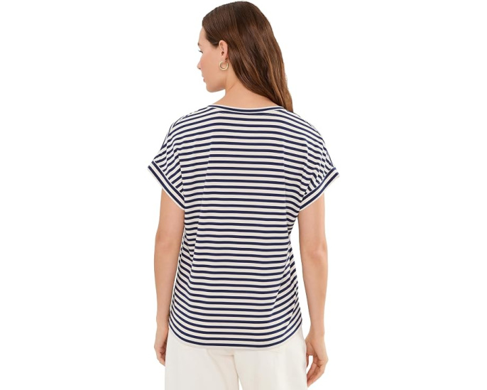 Tommy Bahama футболка Kauai Stripe с V-образным вырезом
