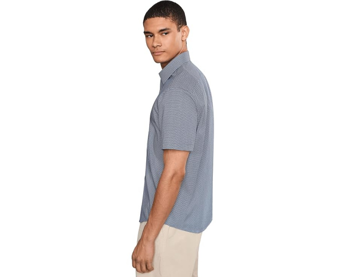 UNTUCKit рубашка Short Sleeve Lobo Performance Printed с коротким рукавом