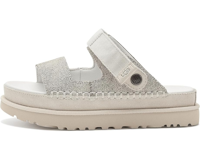 UGG Goldenstar Crackle Glide сандалии с кракле-кожей и EVA подошвой