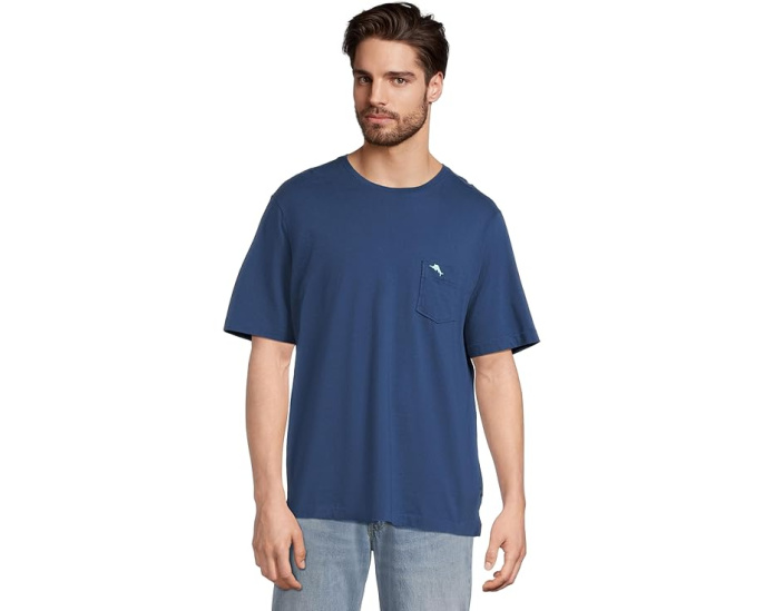 Футболка Tommy Bahama New Bali Skyline T Shirt бирюзового цвета